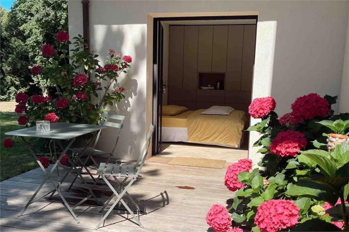 Les Hortensias Chambre Independante Avec Sdb Et Toilettes Privees Dans Une Maison En Foret Proche Du Golf Et De La Plage Entree Independante Avec Acces Prive Le Touquet Exterior foto